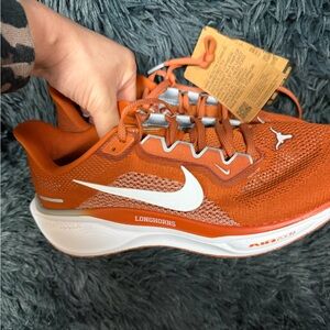 Nike Orange and White Athletic Shoes